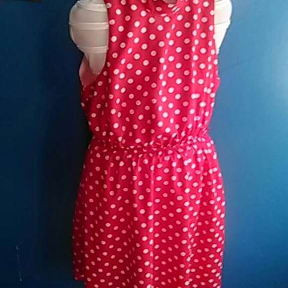 Red ad white dot dress - Picture 4 of 4